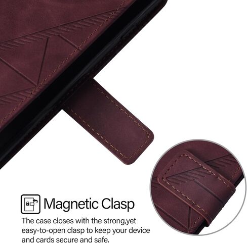 حالة من موتورولا موتو G 5G 2025 حالة محفظة الرجال بو الجلود مع حامل البطاقة كيكستاند الورقة المغناطيسية Flip Flip Froofchproof Protection Phone for Motorola Moto G 5G 2025 Black YB in Kuwait