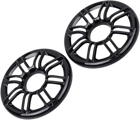 Speaker Grill Cover 2PCS Rear Speaker Trim Grille Fairing Cover 1998-2013 Compatible with Harley Touring Electra Glide Silver in Kuwait