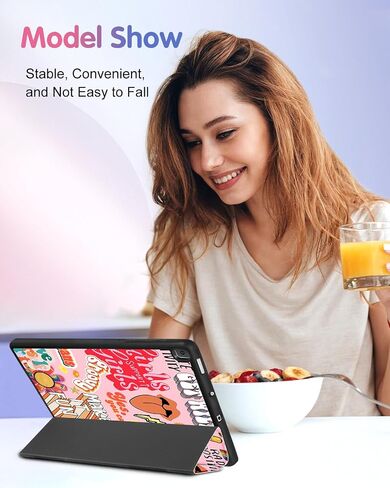 for Samsung Galaxy Tab S6 Lite Case 10.4 Inch 2022/2020 Women Girls Cute Folio Cover with Pencil Holder Girly Butterfly Teens Design Auto Wake/Sleep Stand Tablet Cases SM-P610/P613/P615/P619 in Kuwait