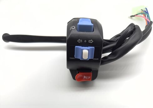 Chinese Scooter Waterproof Aluminum Right Side Handle Disc Brake Switch + Left Disc Brake Swith Control Assembly Set for Disc Brake System GY6 50cc 125cc 150cc in Kuwait