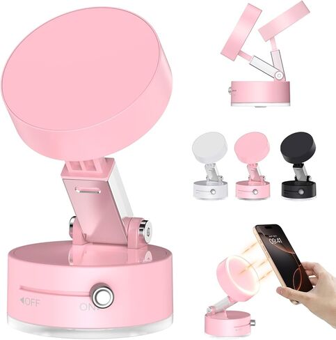 Duedue Magnetic Car Phone Mount 2025 حامل لوحة التناوب للسيارة للسيارة ، وشفط الفراغ أقوى 10x ومغناطيس مغناطيسي عالي ، وقابل للطي. in Kuwait