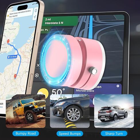 Duedue Magnetic Car Phone Mount 2025 حامل لوحة التناوب للسيارة للسيارة ، وشفط الفراغ أقوى 10x ومغناطيس مغناطيسي عالي ، وقابل للطي. in Kuwait