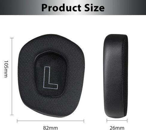 G733 Earpads Mesh Fabric Ear Pads Replacement for Logitech G733, G535, G335 Gaming Headset, G733 Ear Pads Accessories with High Density Memory Foam(Black) in Kuwait