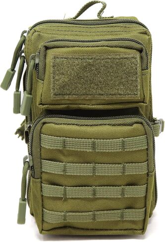 M MCGUIRE GEAR, Admin Molle Pouches, Small Multi Pocket Medicine Bag, Travel First Aid Kit, IFAK Med Kit, and Emergency Survival Kit, Backpacking and Hiking Essentials in Kuwait