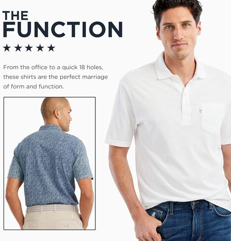 johnnie-O Lyndon Striped Jersey Performance Polo in Kuwait