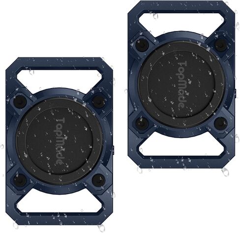 TopMade Smart Pet Tracker with Collar Holder, Cat Dog Tracker Compatible with Apple Find My, Anti-Lost Device Find Tag for Dogs, Cats, Pets, Luggage, Bag Straps, Not a GPS Tracker, Gunmetal in Saudi Arabia