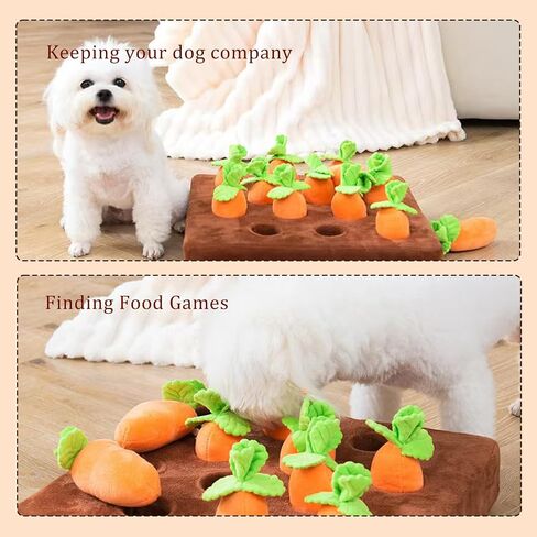 Carrot Dog Toy, Dog Toys to Hide Treats Inside, Snuffle Mat for Puppies, Puzzle Toys for Dogs, Interactive Dog Toys for Indoor, Dog Toys for Small Dogs Medium Large Dogs in Saudi Arabia