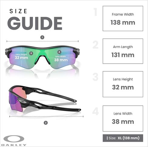 Oakley Radar Lock Path Asian Fit OO9206 Low Bridge Rectangle Sunglasses for Men+BUNDLE Leash+Designer iWear Kit in Kuwait