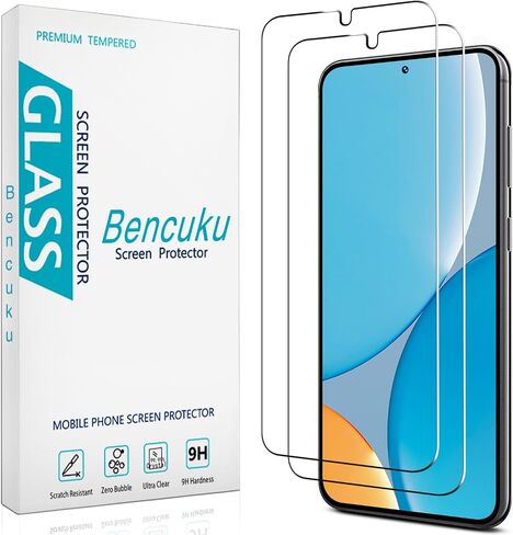 (2 Pack) Designed for Samsung Galaxy S25+ / S25 Plus 6.7 Inch Tempered Glass Screen Protector, Support Fingerprint Unlock, Anti Scratch, Bubble Free in Kuwait
