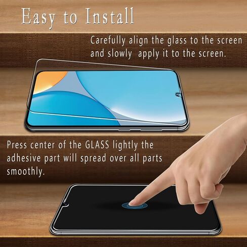 (2 Pack) Designed for Samsung Galaxy S25+ / S25 Plus 6.7 Inch Tempered Glass Screen Protector, Support Fingerprint Unlock, Anti Scratch, Bubble Free in Kuwait
