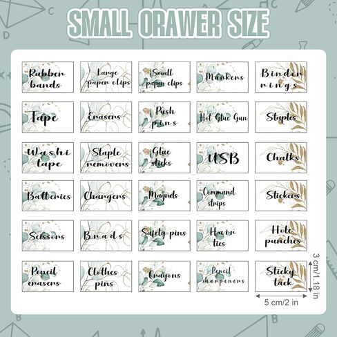 Frienda 84 Pcs 4 Sheet Toolbox Labels Tool Box Storage Stickers Teacher Drawer Tag Colorful Classroom Decor for Back to School Teachers Classroom Organization(Pastel) in Saudi Arabia