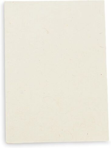 Kathmandu Valley Co. Deluxe 5x7 inch Lokta Card Stock Paper (Japanese Washi Method) with Clean-cut Edges for Vintage Stationery, Printing Decorative Wedding Invitations. Handmade in Nepal (100 Sheets) in Kuwait