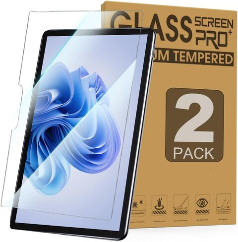 [2 Packs] Anti Blue Light Screen Protector for Microsoft Surface Pro4/5/6/7/7Plus, Surface Pro7 Tempered Glass Screen Film, 9H Hardness/Bubble Free/Eyes Protection/Case Friendly/Anti Glare in Kuwait