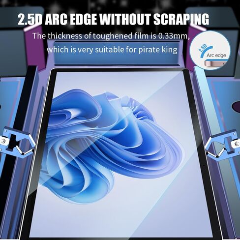 [2 Packs] Anti Blue Light Screen Protector for Microsoft Surface Pro4/5/6/7/7Plus, Surface Pro7 Tempered Glass Screen Film, 9H Hardness/Bubble Free/Eyes Protection/Case Friendly/Anti Glare in Kuwait