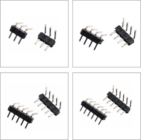 2.0mm Pin Header,Female Straight Dual Row Header Pin 180 Degree Connector,2x2 2x3 2x4 2x5 2x6 2x7 2x8 2x9 2x10 2x12 Pin Header for PCB Board (KI-2.0-Dual-Str-Female) in Saudi Arabia