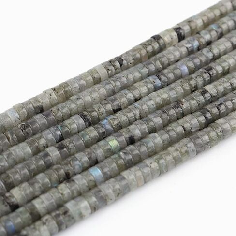 160pcs 4x2mm الفيروز الطبيعي Heishi Disc Rondelle Spacer Stone شبه الأحجار الكريمة الثمينة حبات فضفاضة لصنع المجوهرات 15 بوصة in Kuwait