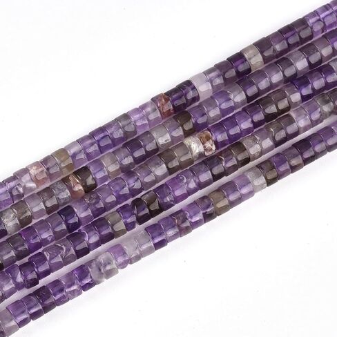 160pcs 4x2mm الفيروز الطبيعي Heishi Disc Rondelle Spacer Stone شبه الأحجار الكريمة الثمينة حبات فضفاضة لصنع المجوهرات 15 بوصة in Kuwait