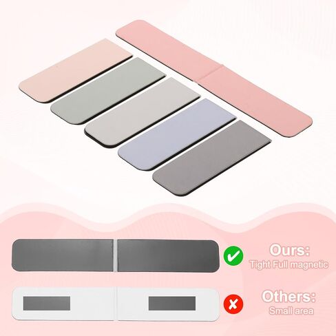 PATIKIL Magnetic Bookmarks, 10Pcs Rectangle Book Marks Magnet Page Markers for Book Reading Men Women Teacher Reader Book Lover Writers, Brown in Saudi Arabia