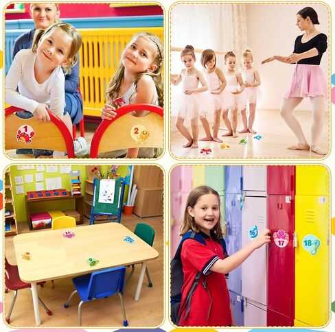 36PCS Ocean Line Up Spots for Classroom Floor - Number Spot Markers Stickers for Back to School Teacher Supplies in Saudi Arabia