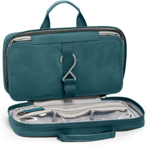 TUMI - Voyageur Madeline Cosmetic - Travel Makeup Bag for Women - Hanging Cosmetics Case - Detachable Zipper Pouch in Saudi Arabia