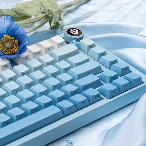 136 مفتاح Keys Bradient Green Keycaps ، PBT Double Shot Keycaps ، Profile Profile Print Print Shine من خلال Keycap in Kuwait