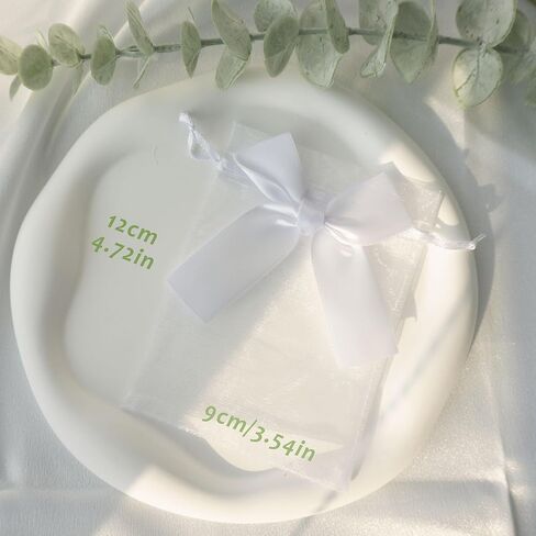 Esdallina 40 PCS 3.6"x4.7"(9x12cm) Premium Sheer Organza Bags Pink Wedding Favor Bags Jewelry Gift Bags for Party Christmas Festival in Kuwait