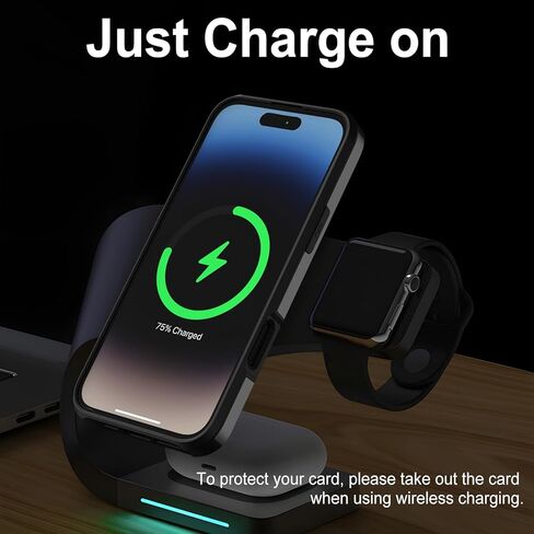 متوافق مع iPhone 15 Pro Wallet Case مع حامل بطاقة الائتمان خفية فتحة بطاقة Slim Prochproof Hard Cover for Women Man ، Black in Kuwait