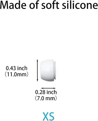 [4 Pairs] Replacement Ear Tips for AirPods Pro and AirPods Pro 2nd Generation with Noise Reduction Hole, 3 in 1 Cleaner Kit for AirPods 1 2 3 Pro/Pro 2, Silicone Ear Tips for AirPods Pro (XS/S/M/L) in Saudi Arabia
