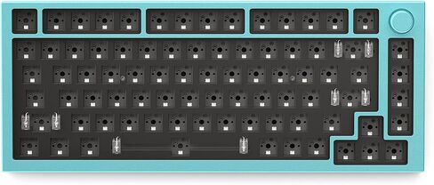Glorious Top Frame for GMMK PRO - 75% Keyboard with Knob Gaming - Aluminum Mounting Frame for Custom Mechanical Keyboard for PC Gaming and Programming (Prism Pink) in Saudi Arabia