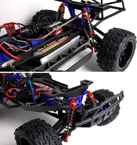 115 ملم RC OIL SHOCK ASSORBER BIG BORE PARPER لـ 1/10 SLASH ، Stampede ، Rustler ، Hoss ، Bandit ، Ford ، Vortteks ، إلخ. ترقية الأجزاء استبدال （2pcs） (أسود) in Kuwait