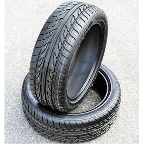 Set of 2 (TWO) Haida Racing HD921 Summer Passenger Car Performance Radial Tires-195/45R16 195/45/16 195/45-16 84V Load Range XL 4-Ply BSW Black Side Wall UTQG 400AA