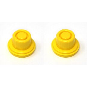 2Pack BLITZ Yellow Gas Can Spout Cap fits self-venting gas can spouts 900302 900092 900094 Aftermarket (SPOUTS NOT INCLUDED)