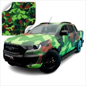 3M Printed Camo Patterns | CW Vinyl Film Car Wrap Series | CW2776M-S-54-3M (Mini Style - Satin Finish) | (Sample (3in x 5in))