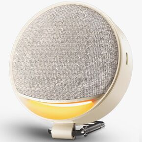 Omini SE | Portable White Noise Sound Machine | 12 Soothing Sounds | 8 Night Light Colors | 4 Timers | Rechargeable Battery | Memory Function | for Home, Travel, Office, Baby, Kid & Adult