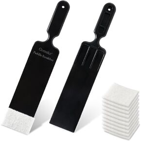 Gomake Window Tint Tools Bulldozer Squeegee Scrubber Paddle Squeegee Long Handle Window Tint Squeegee Window Tint Scrubber for Front & Back Rear Window Film Auto Flat Glass Tint Tool (Style A)