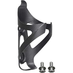Water Bottle Cage, 3k Matte Full Carbon Fiber Lightweight and Strong Bicycle Water Bottle Holder Bike Cages Brackets - 2 Pcs