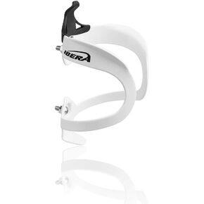Ibera Bicycle Lightweight Aluminum Water Bottle Cage, White