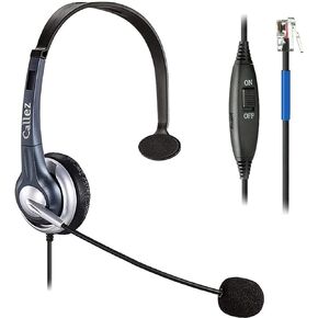 Callez RJ9 Phone Headset for Cisco Office Phones, Corded Telephone Headset with Microphone Noise Cancelling for Cisco IP Phones 6941 7811 7841 7941 7942 7945 7962 7965 7975 8841 8845 8851 8861 8945