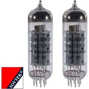 Brand New Plate Current Matched Pair (2) Sovtek EL84 6BQ5 Vacuum Tubes