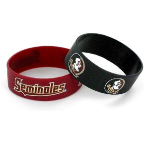 aminco NCAA unisex-adult Wide Bracelet, 2-Pack