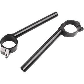 Mallofusa Black Motorcycle Clip On Handles Bars for Yamaha YZF R6 2006-2010