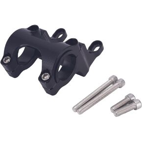 Sur Ron Handlebar Riser Motorcycle Mount Stem Riser Handle Bar d Height for Sur Ron Light Bee X S/X/L1E Segway X260/ X160-Black