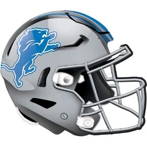 NFL Detroit Lions Unisex Detroit Lions Authentic Helmet, Team Color, 12 inch, Wall Hanging