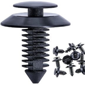 Rexka 50pcs Door Trim Panel Retainers Clips Fastener for Ford N801925-S Lincoln Mercury Bronco F150 Mustang F-250 F-350