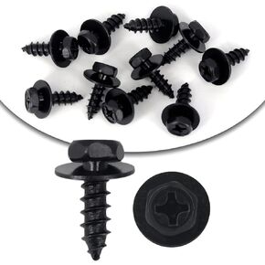 10pcs Front Fender Liner Bolts Bumper Cover Splash Shield Mud Guard Screws Compatible with Lexus Toyota Camry Corolla Highlander RAV4 9015960498