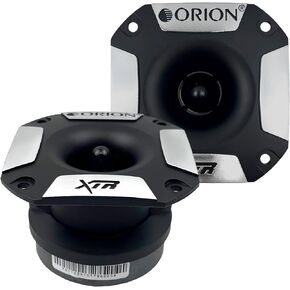 Orion XTR Series XTR350HP 4.5 بوصة محرك كبير سوبر تويتر | غشاء من الألومنيوم، ملف صوتي 1 بوصة، 125 وات RMS، 500 وات كحد أقصى، كروس مدمج - أداء عالٍ، مكبر صوت احترافي للسيارة (زوج) in Kuwait