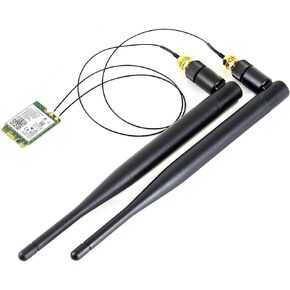 Wireless-AC8265 Dual Mode AC8265 Wireless NIC Module for Jetson Nano Developer Kit M.2 NGFF Support 2.4GHz / 5GHz 300Mbps / 867Mbps Dual Band WiFi and Bluetooth 4.2