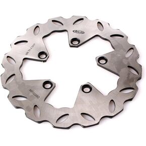 GZYF Rear Brake Disc Rotor For Suzuki SV 650 99-02 & HAYABUSA GSXR 1300 99-07 Silver DBS009W
