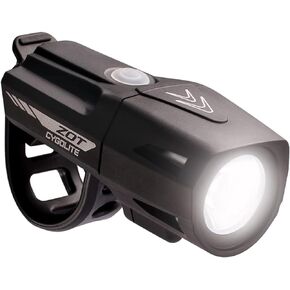 Cygolite Zot– 450 Lumen Bike Light– 5 Night & 2 Daytime Modes– Sleek Durable Design– IP67 Waterproof– Sturdy Flexible Mount– USB Rechargeable Headlight– for Road & Commuter Bicycles,Black,Compact