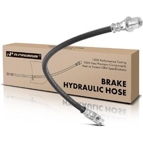 A-Premium Rear Center Brake Hydraulic Hose Compatible with Chevy, Cadillac and GMC Models - Escalade, Blazer, Tahoe, C1500, C2500, C3500, Express 1500/2500/3500, G30, C1500/C2500 Suburban, Yukon